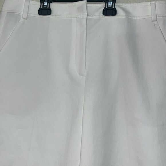 ST.JOHN Audrey Cream Stretch Pants Size 10 NWT $595 - Picture 5 of 11